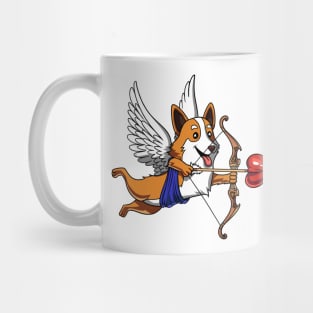 Corgi Dog Cupid Mug